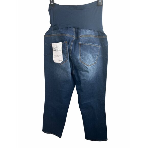 S.O.N.G. Maternity Curvy Slim Fit Denim Jeans M - Picture 7 of 11